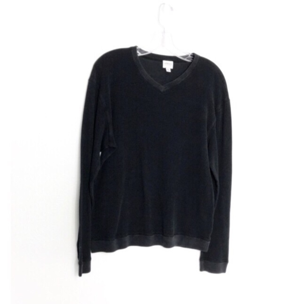 Armani Collezioni Black Thermal Long Sleeve Tee XL